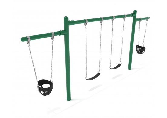 Elite Single Post With Cantilever Swings - Image 4