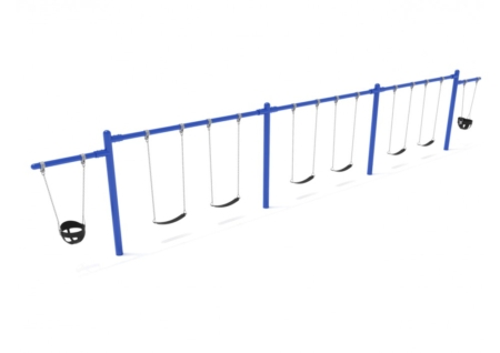 Elite Single Post With Cantilever Swings - Image 11