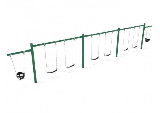 Elite Single Post With Cantilever Swings - Image 12