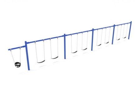 Elite Single Post With Cantilever Swings - Image 8